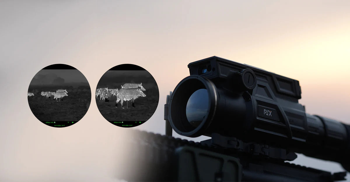 RIX DBH D6 LRF 3-18x Thermal Rifle Scope.  640x512