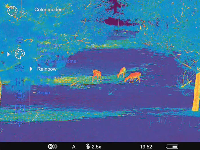 Pulsar Telos LRF XP50 2.5x-10x Thermal Monocular. 640x480