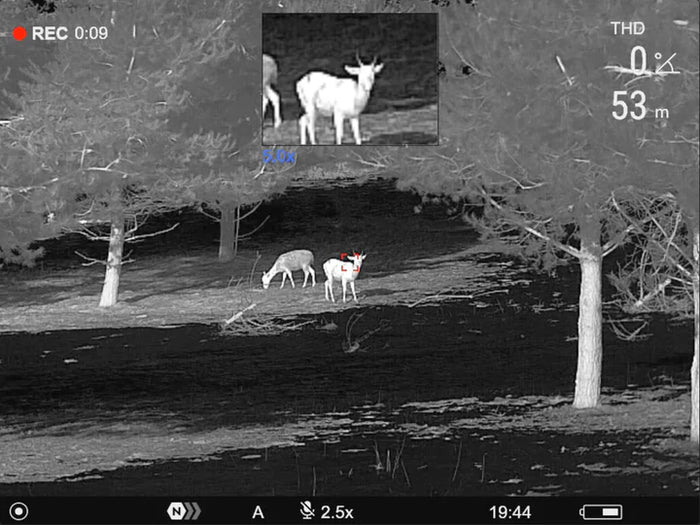 Pulsar Telos LRF XP50 2.5x-10x Thermal Monocular. 640x480